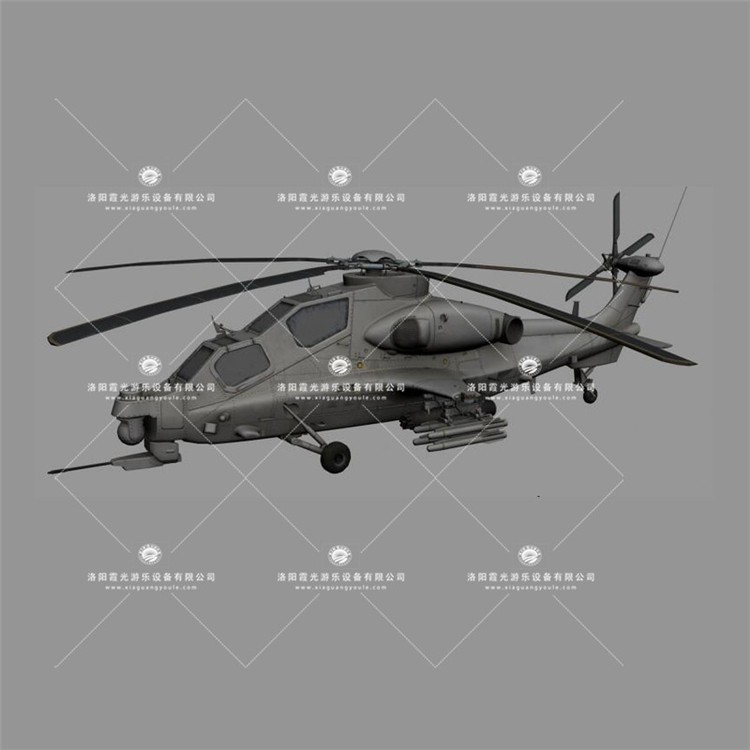 全椒武装直升机3D模型